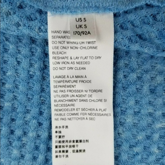 Free People Westend Thermal in Blue Skies Sz Small - Picture 6 of 7
